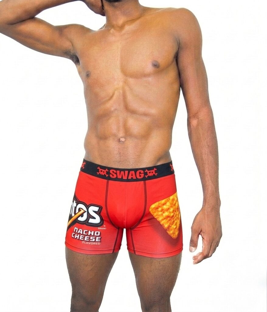 SWAG - Snack Aisle Boxer Briefs: Doritos - Nacho Cheese Large