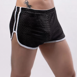 Men Contrast Binding Trunks Medium