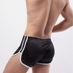 Men Contrast Binding Trunks Large - Image 2