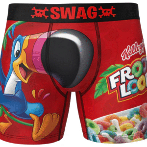 SWAG - Cereal Aisle Boxer Briefs: Froot Loops Large
