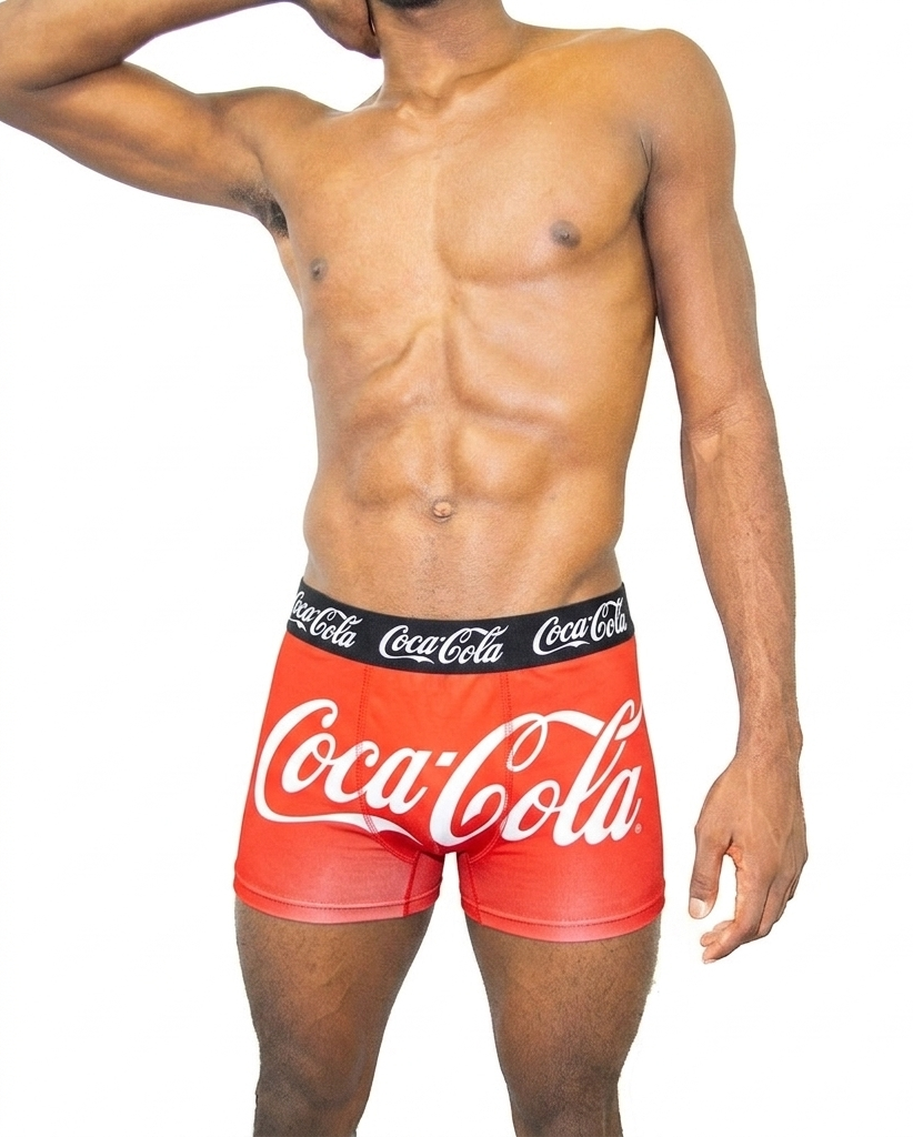 COCA-COLA MENS BOXER BRIEF Medium