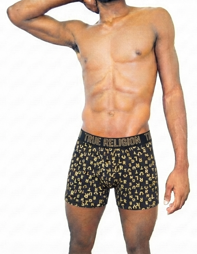 True Religion -  Fly Front Boxer Briefs Medium