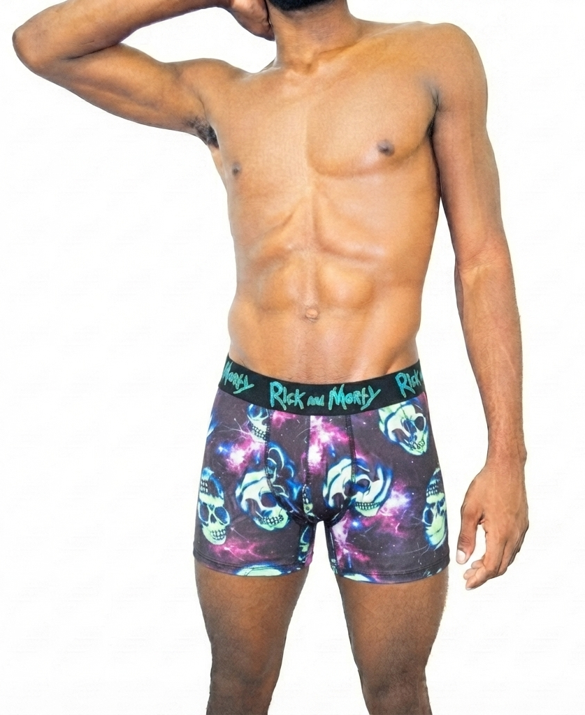 Rick & Morty MENS BOXER BRIEF Medium 2PK