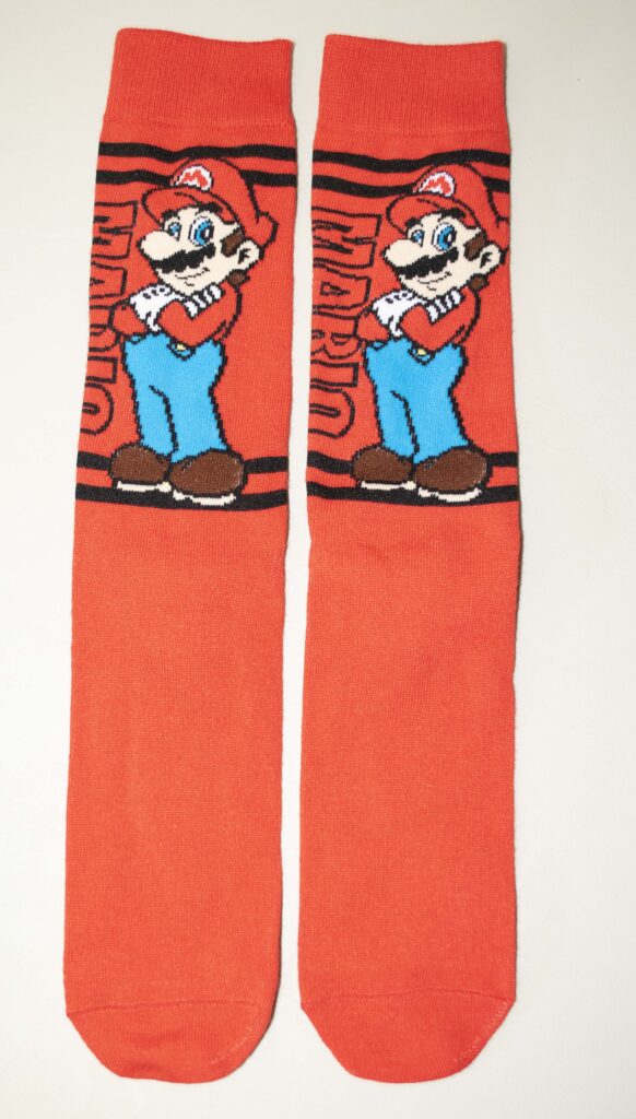 Super Mario Men's  Socks Size 8-12