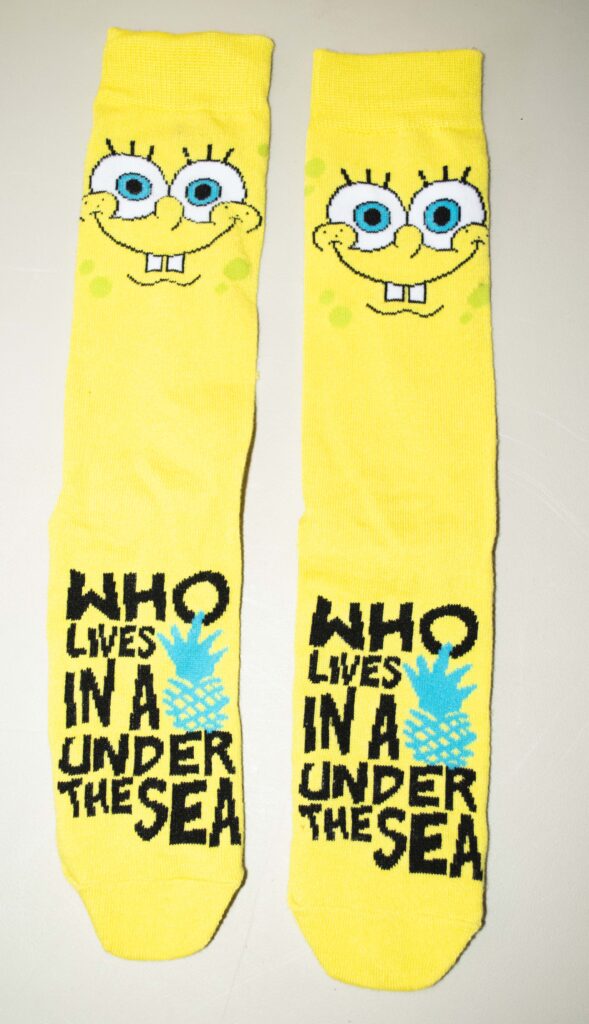 SpongeBob Men's  Socks Size 8-12