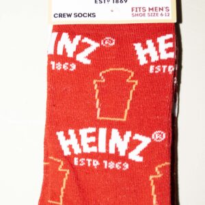 HEINZ Men's Tomato Ketchup Sock Sizes 6-12