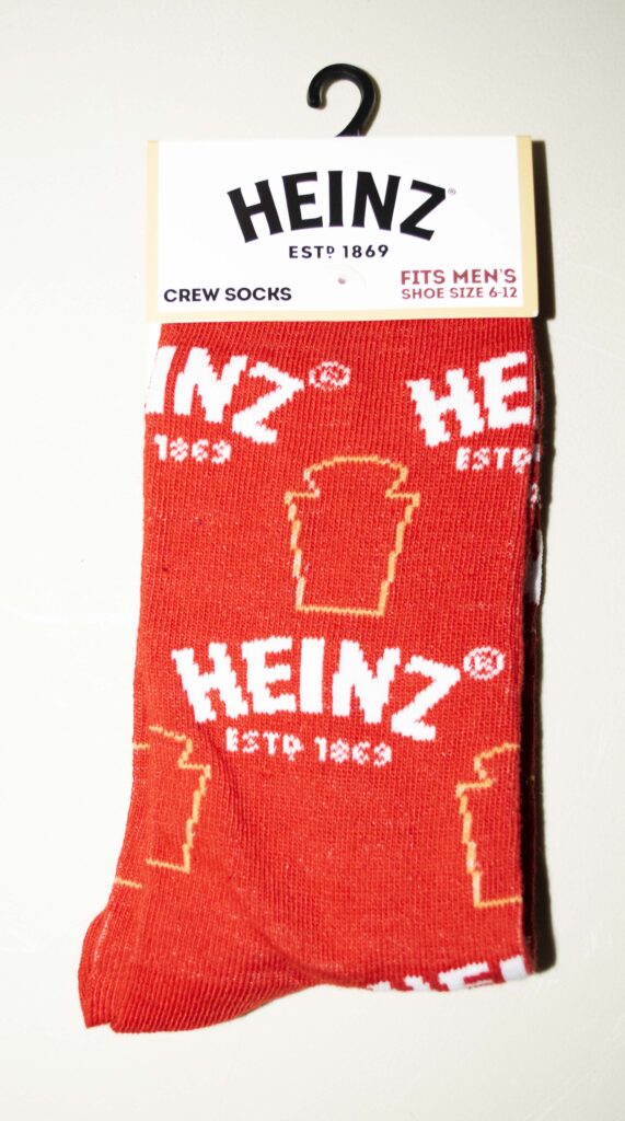 HEINZ Men's Tomato Ketchup Sock Sizes 6-12