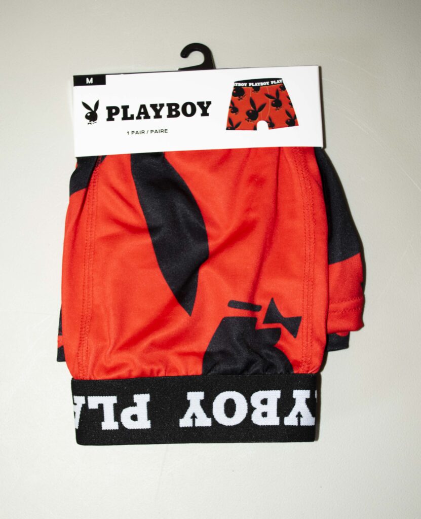 MENS PLAYBOY BOXER BRIEF Small