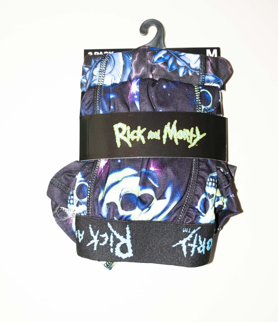 Rick & Morty MENS BOXER BRIEF Small 2PK